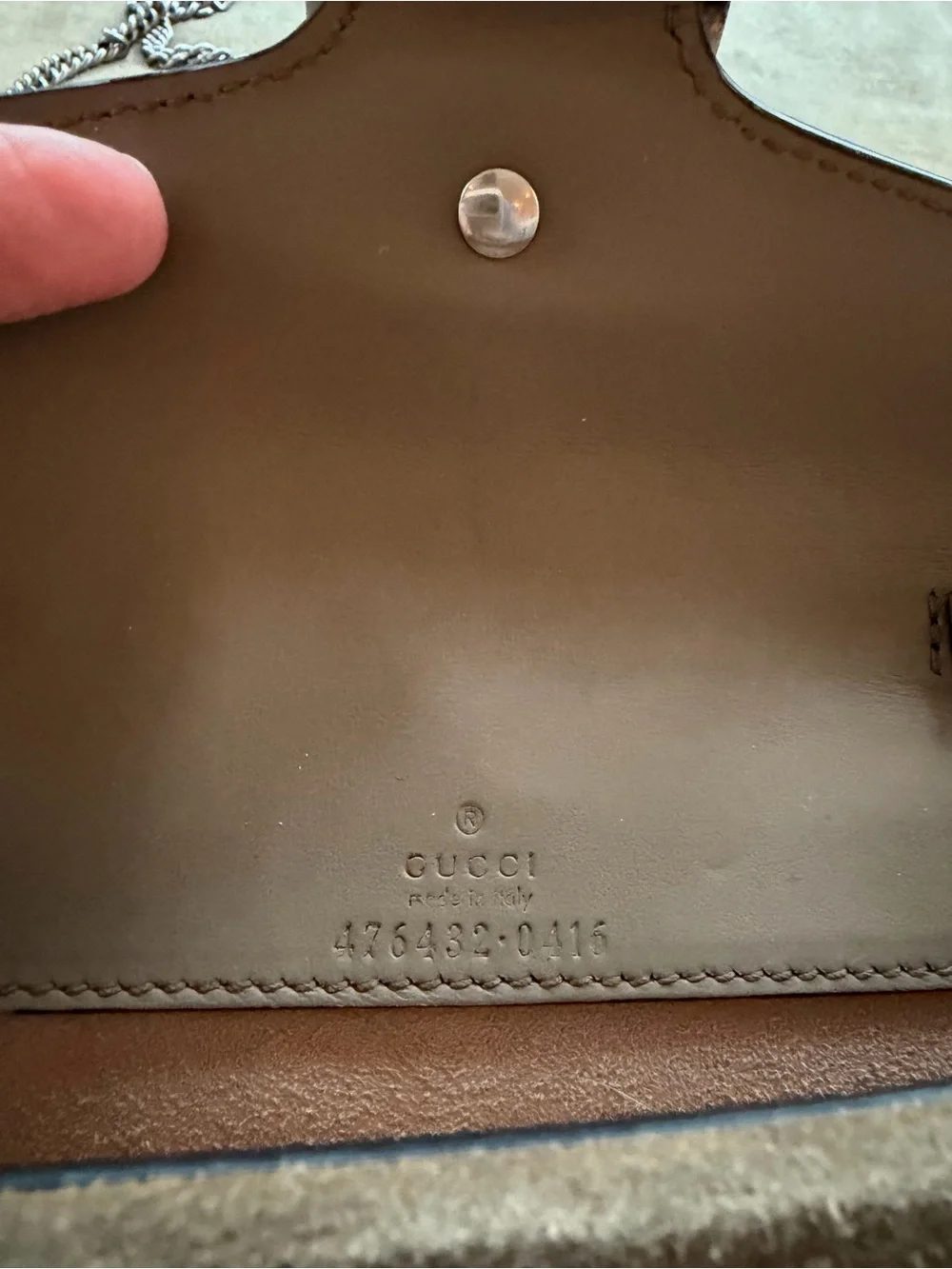 Gucci Beige GG Supreme Crossbody Bag with Silver Hardware